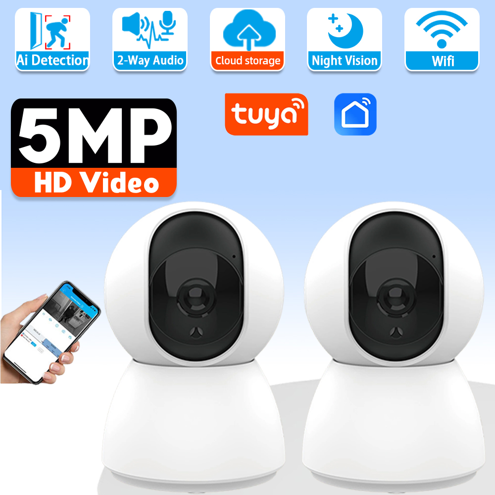 Smart Home Battery Camera Ezviz - 5mp mini indoor 2 vias de