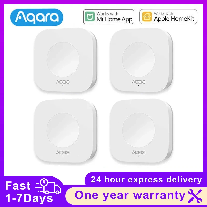 Smart Home Gira - Aqara-Sensor de Casa Inteligente, Mini Interruptor