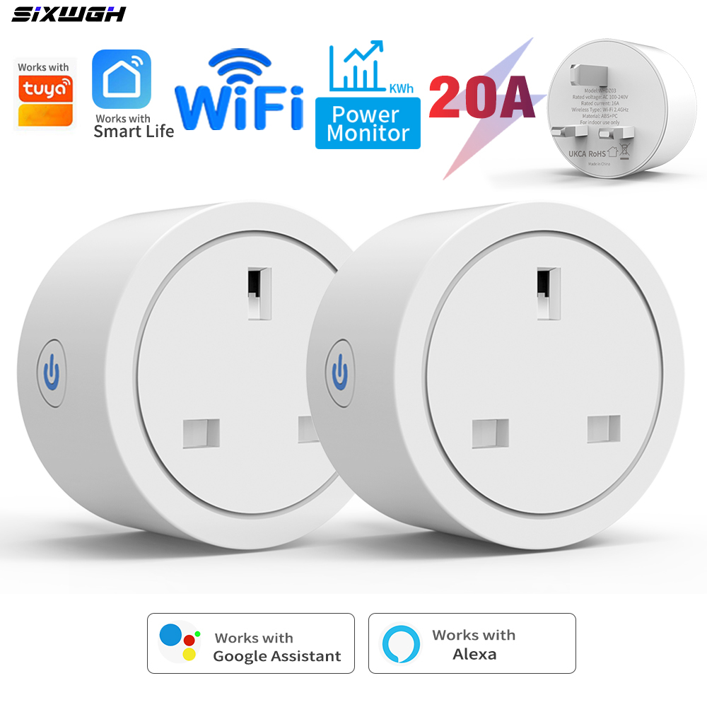 Smart Home Energy App - Tomada Inteligente WiFi Tuya 20A (Padrão