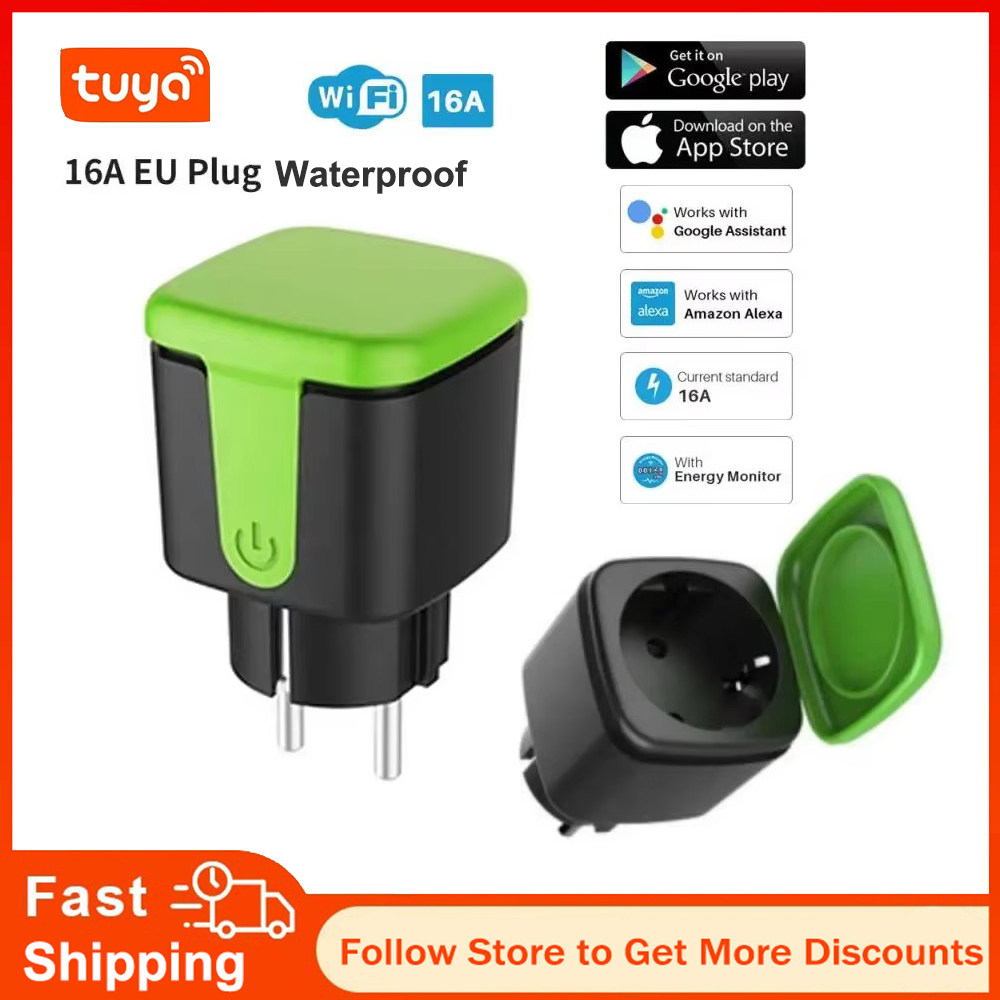 Smart Home Remote Control - Tomada Inteligente Tuya EU 16A WiFi