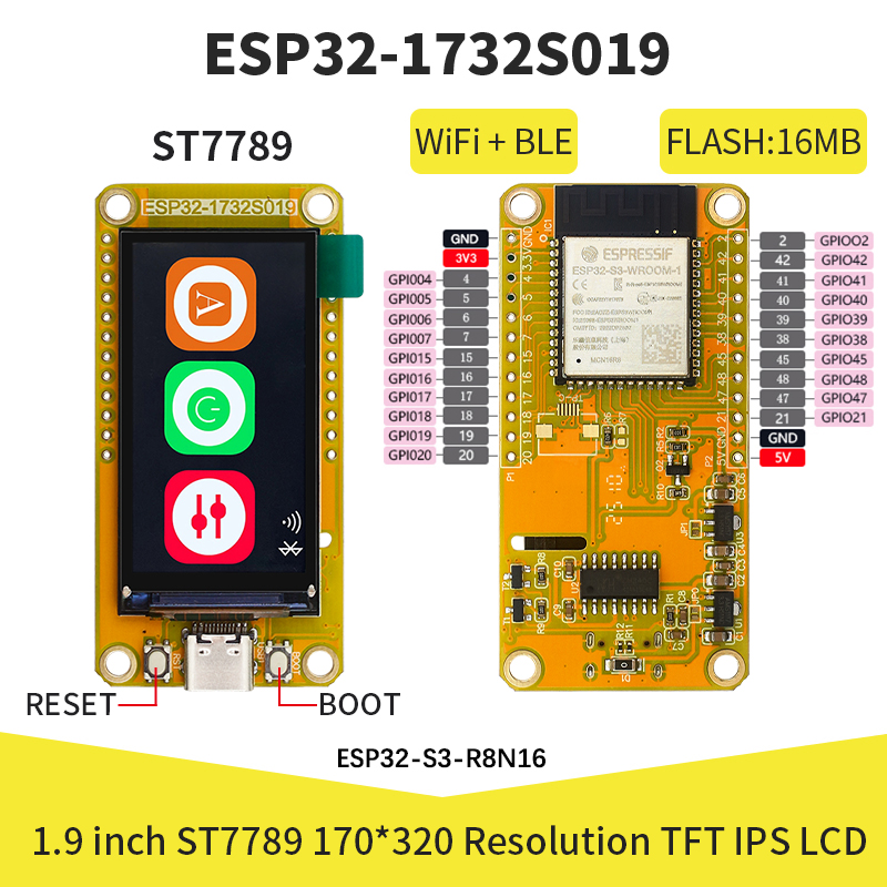 Smart Home Arduino - Módulo de Tela Inteligente TFT ESP32-S3