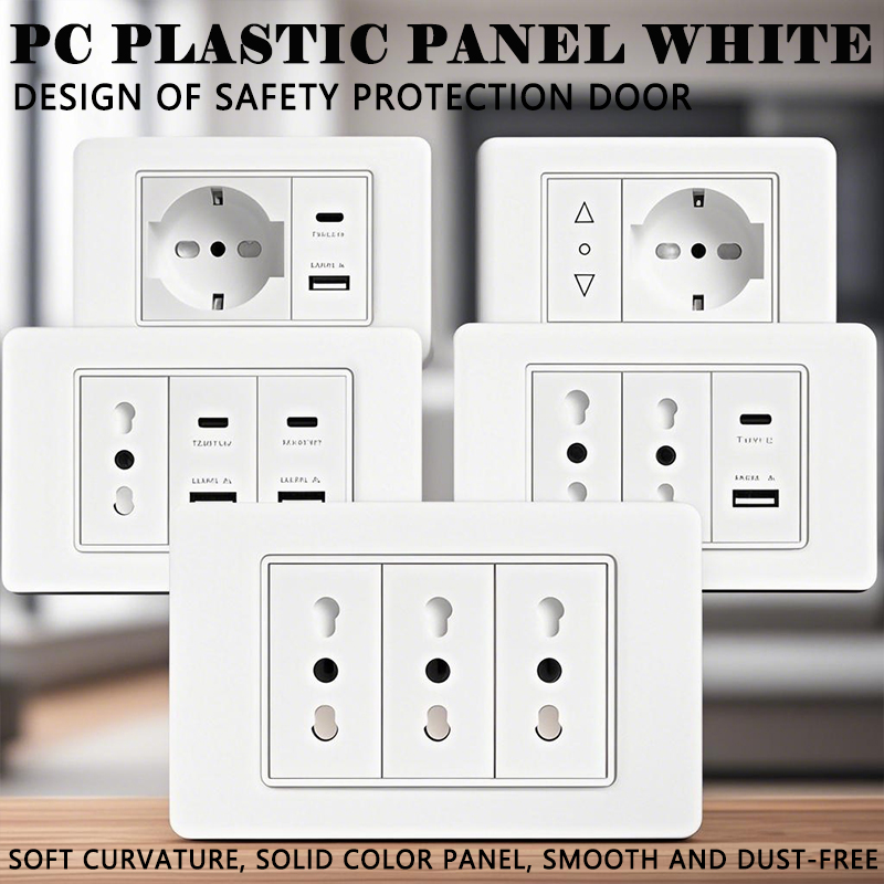 Smart Home For Pc - 118 pc painel de plástico tomada