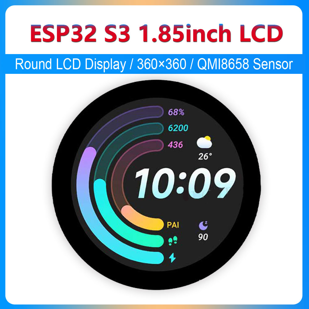 Smart Home Arduino - Esp32 s3 1.85 polegadas display lcd