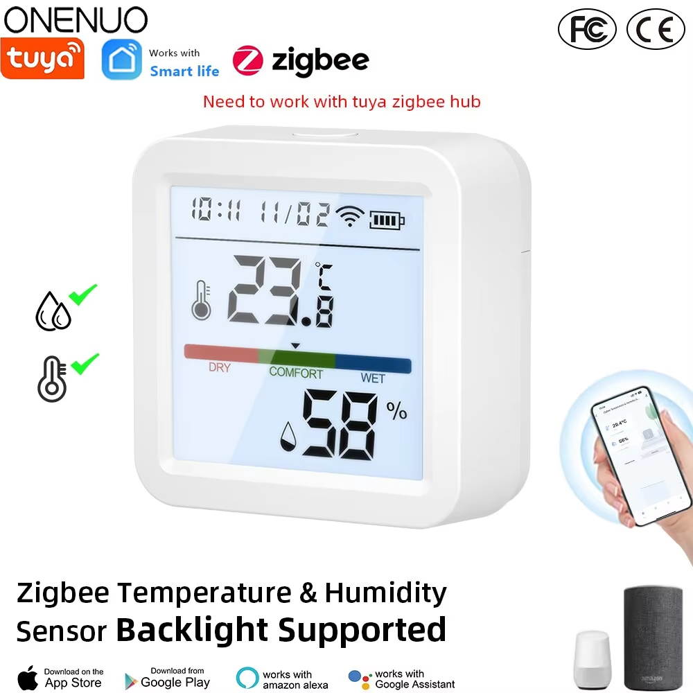 Smart Home Gira - Tuya ZigBee-Sensor Inteligente de Temperatura e