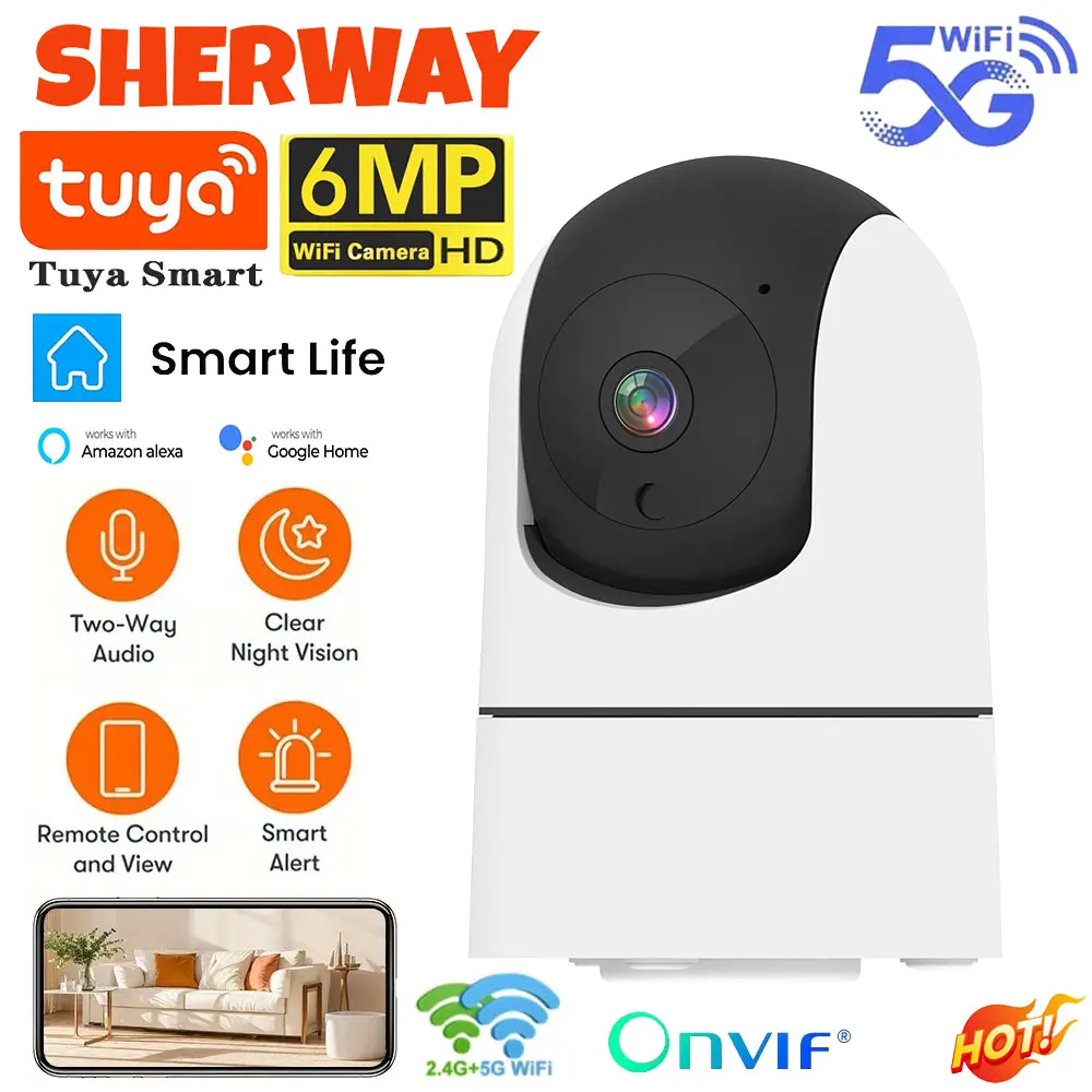 Smart Home Battery Camera Ezviz - Tuya 5g wifi câmera ip interna