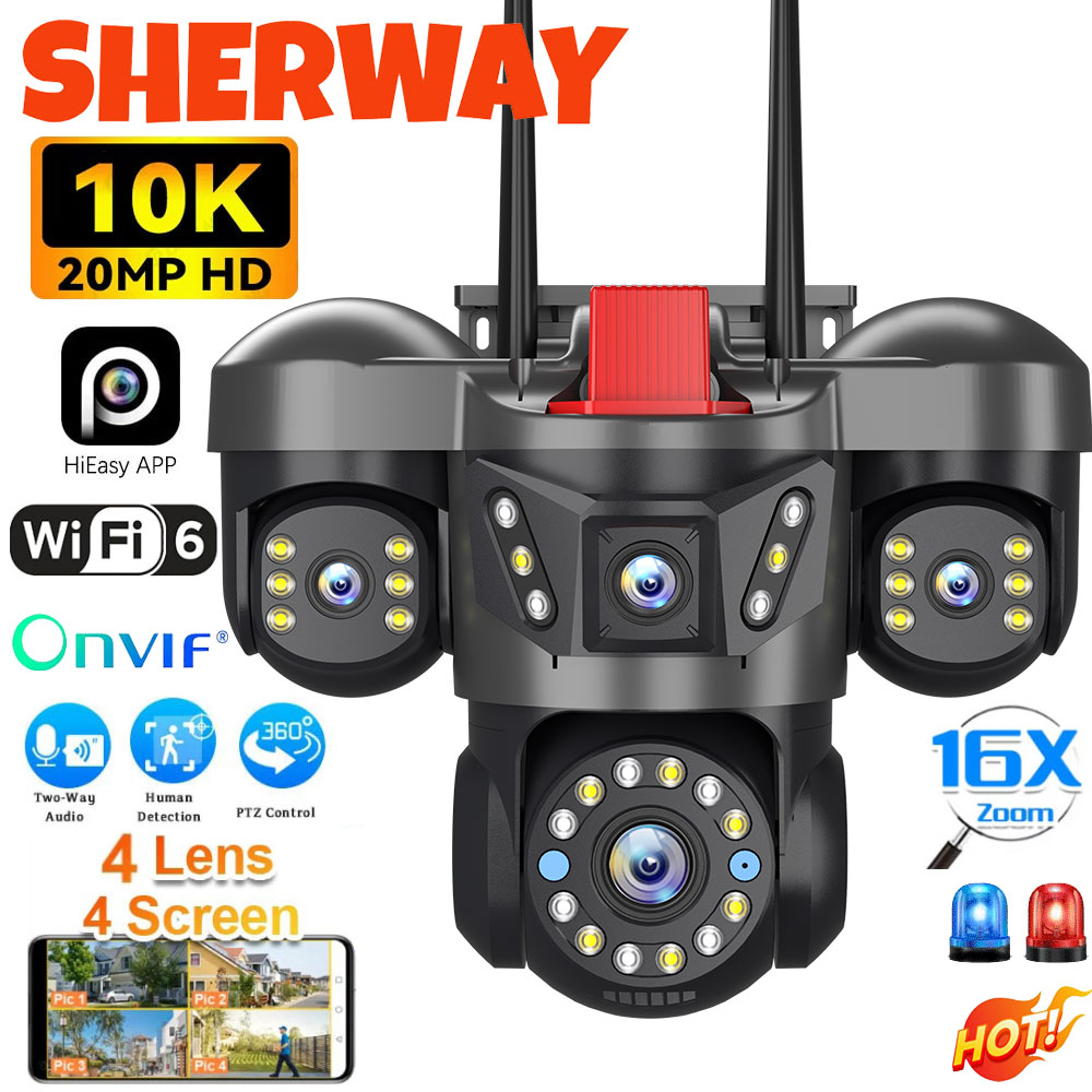 Smart Home Battery Camera Ezviz - Câmera IP WiFi Externa 10K 20MP