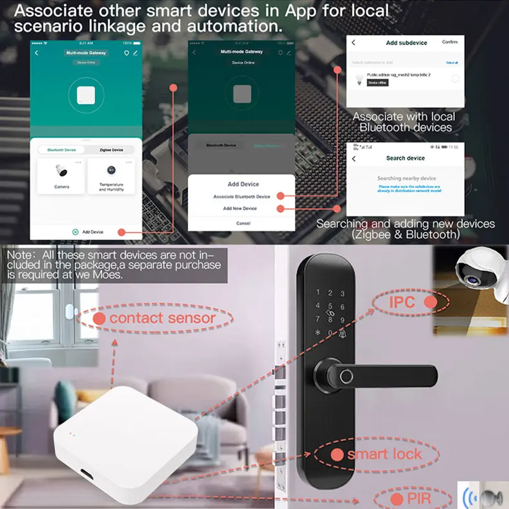Tuya zigbee bluetooth multi-mo - Smart Home Gira avaliação e preço