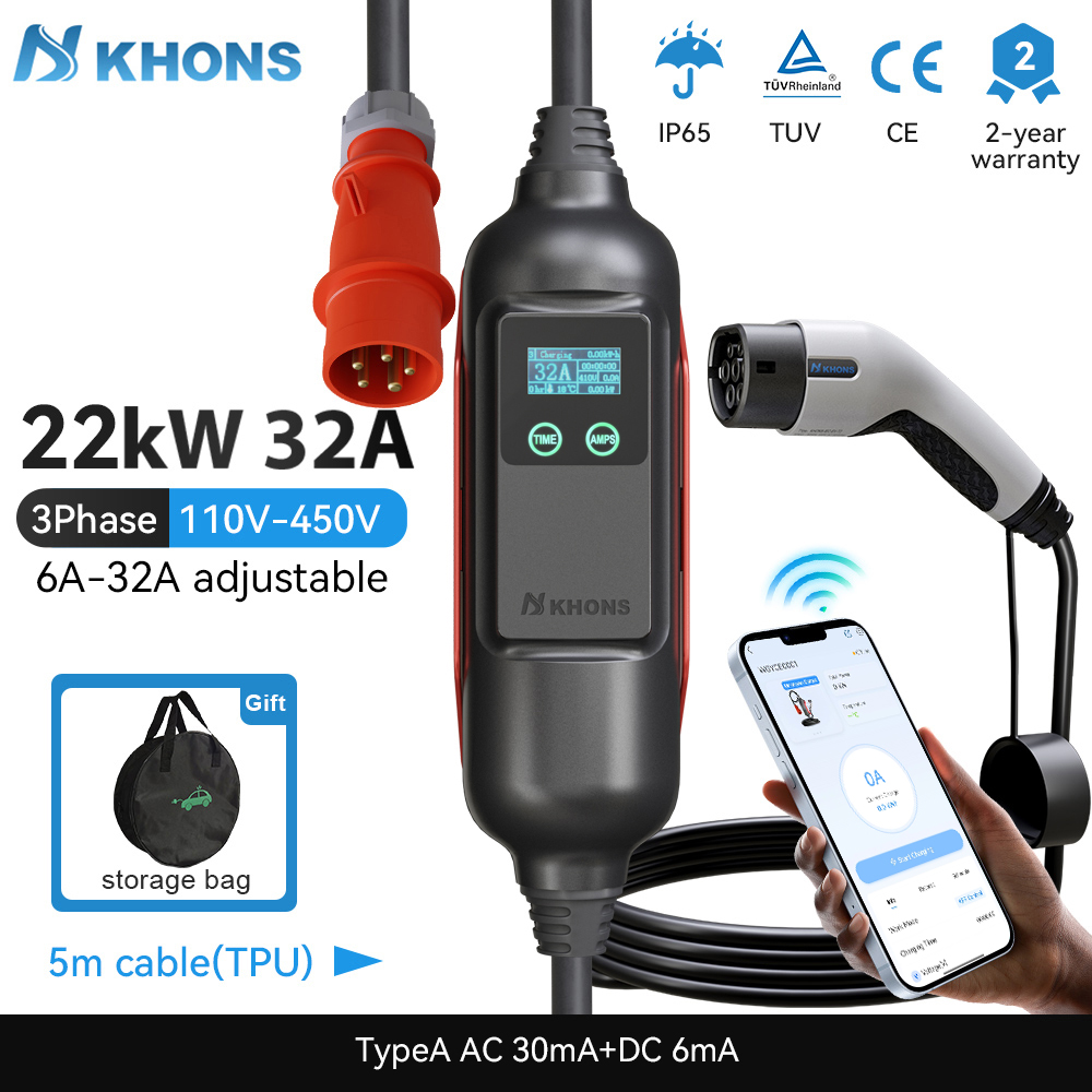 Khons portátil ev carregador t - Smart Home For Pc avaliação e preço