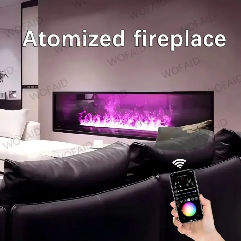 Lareira atomizada com água 3D  - Smart Home Interior avaliação e preço