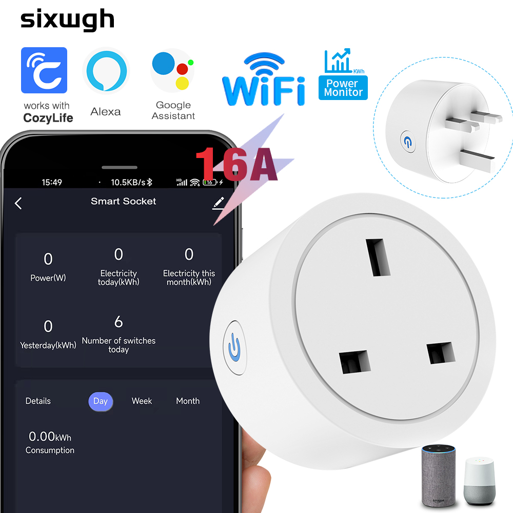 Tomada Inteligente WiFi 16A co - Smart Home Energy App avaliação e preço