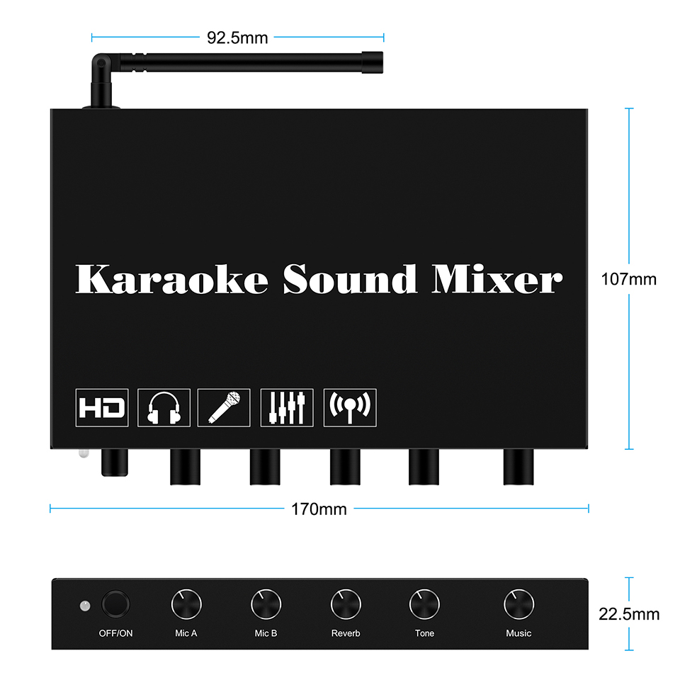 Hdmi karaokê player mixer home - Smart Home Theater avaliação e preço