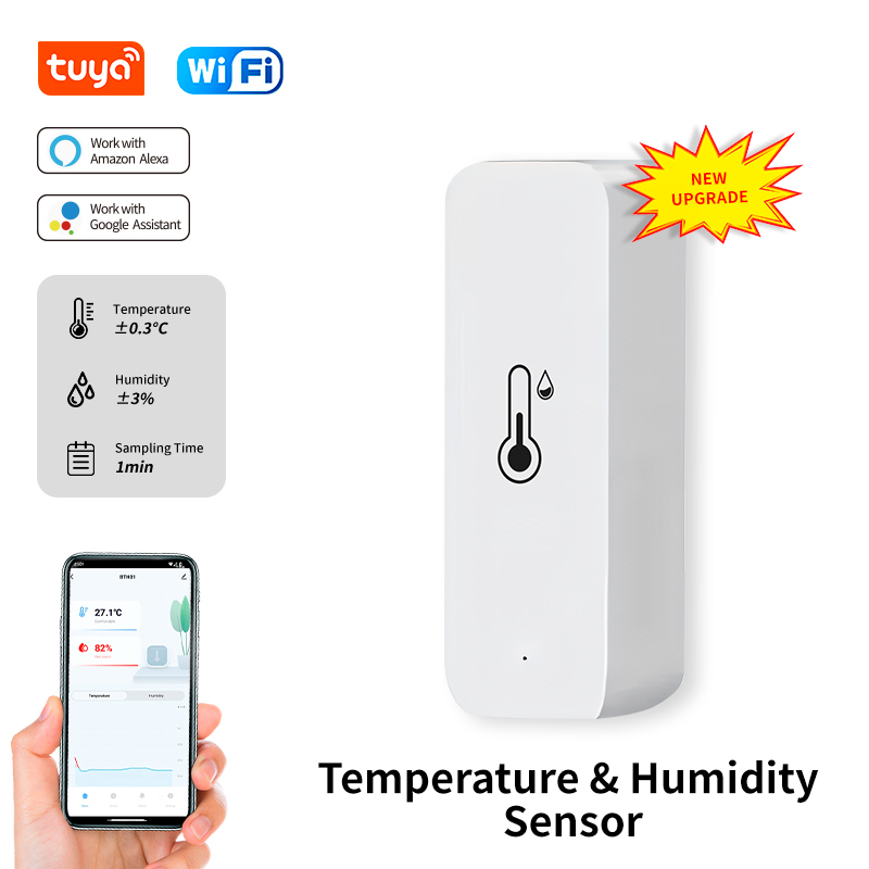 Tuya wifi sensor de temperatur - Smart Home Design avaliação e preço