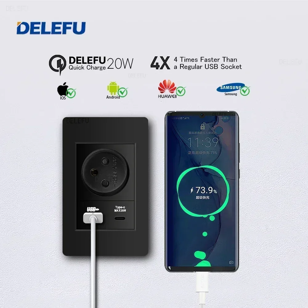 Delifu preto retardador pc isr - Smart Home For Pc avaliação e preço