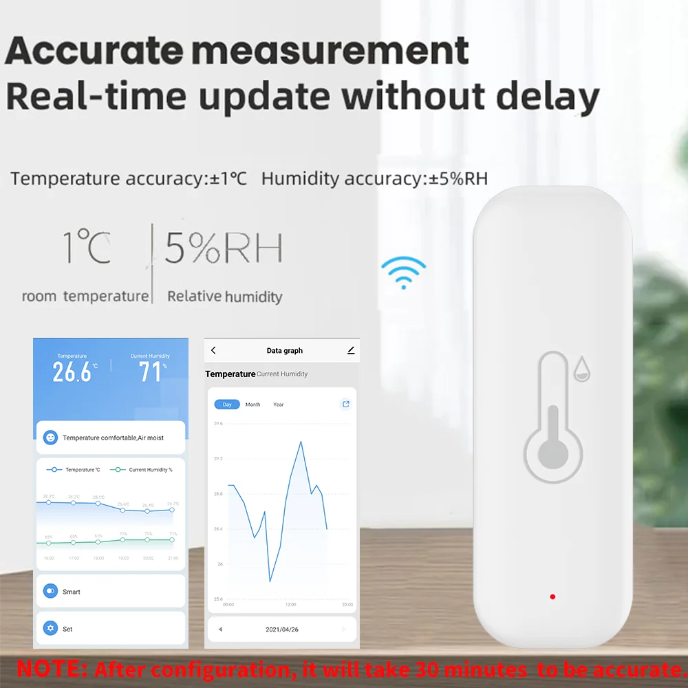 Sensor de umidade e temperatur - Smart Home Tablet avaliação e preço