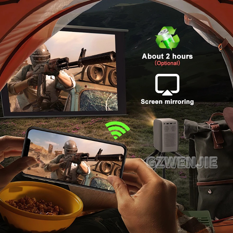 H6 Mini Projetor LED 1080P Ful - Smart Home Theater avaliação e preço
