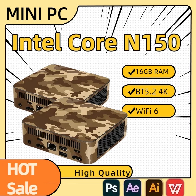Mini PC Compacto Intel N150, C - Smart Home For Pc avaliação e preço