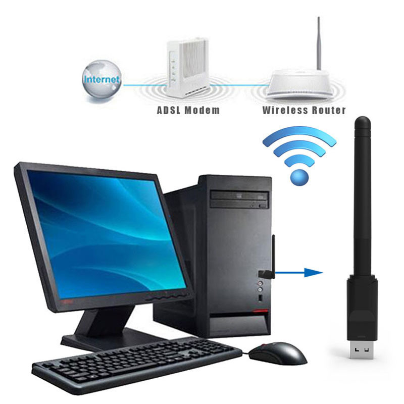 Adaptador USB WiFi RT5370 150M - Smart Home For Pc avaliação e preço