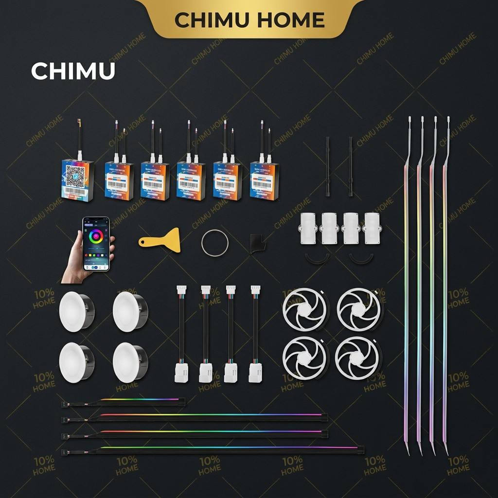 【CHIMU HOME】 Kit de Iluminação - Smart Home Interior avaliação e preço
