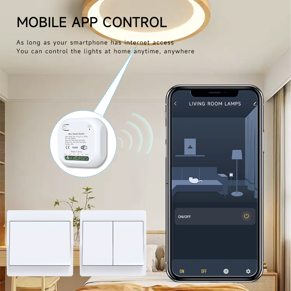 Sem bateria 1/2gang energia ci - Smart Home Energy App avaliação e preço