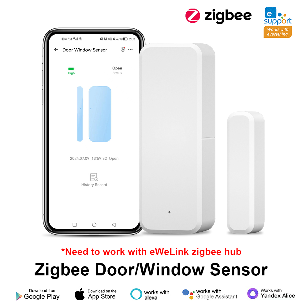 Sensor de janela de porta zigb - Smart Home Tablet avaliação e preço