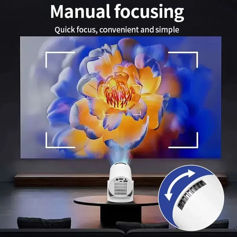 Novo Projetor Portátil HY200 4 - Smart Home Theater avaliação e preço