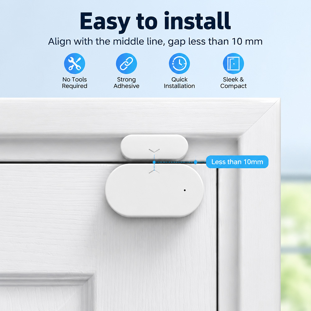 Sensor de Porta/Janela Zigbee  - Smart Home Tablet avaliação e preço