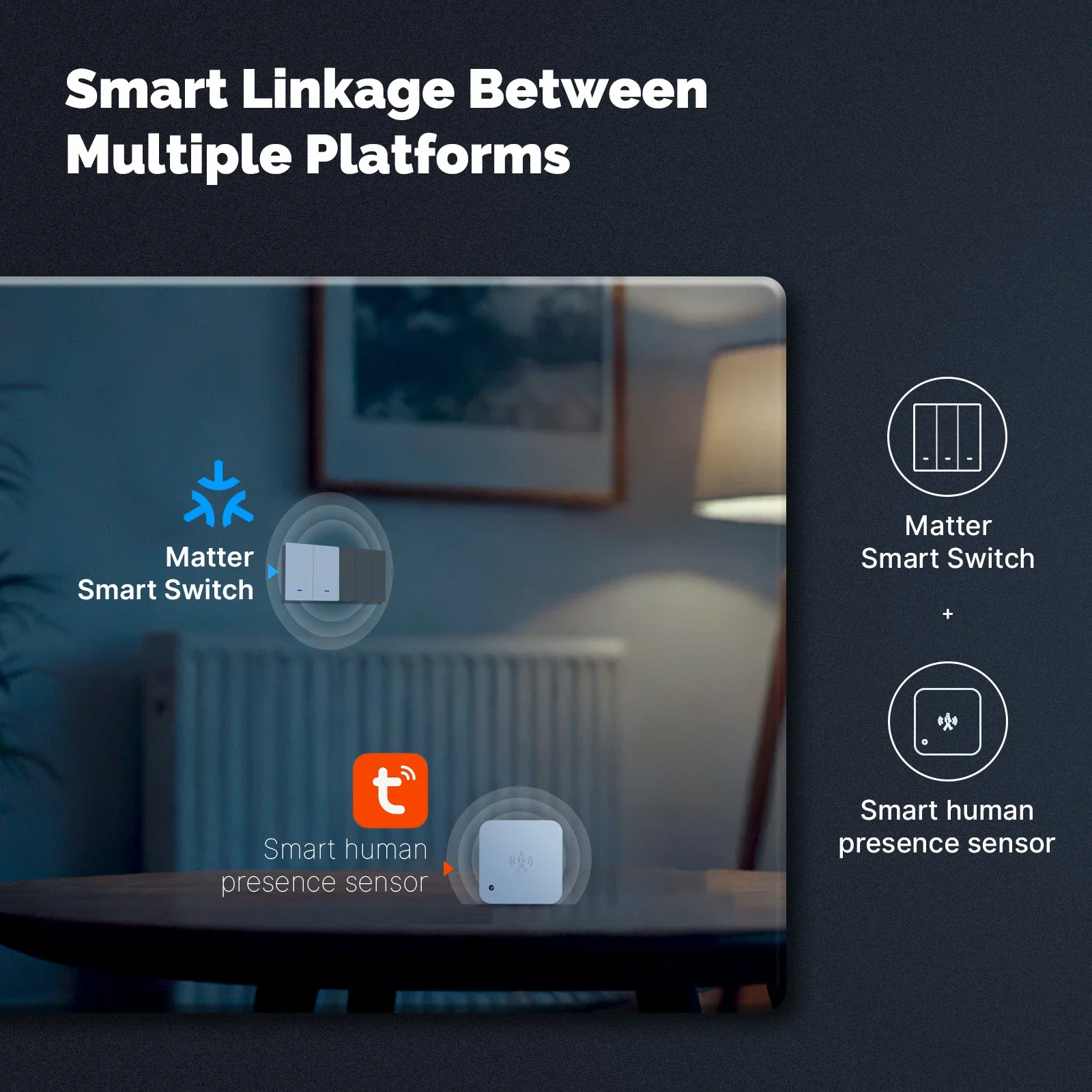 MOES Matter Tuya WiFi Interrup - Smart Home Remote Control avaliação e preço