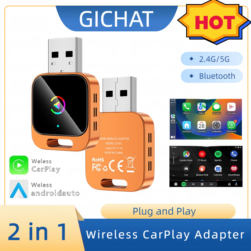 Adaptador CarPlay Sem Fio 2 em - Smart Home Iot avaliação e preço