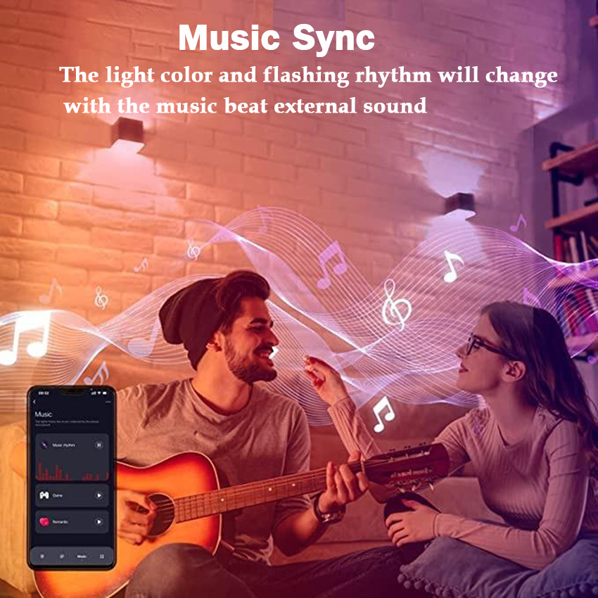Tuya Smart WiFi LED Cube Lâmpa - Smart Home Interior avaliação e preço