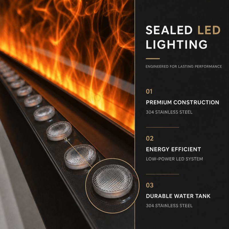 Lareira Elétrica 3D de Alta Qu - Smart Home Interior avaliação e preço