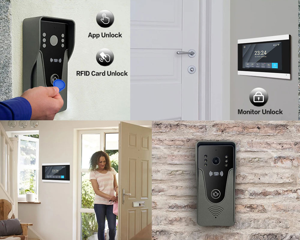 Tuya 1080p 7 Polegada tela de  - Smart Home Battery Camera Ezviz avaliação e preço