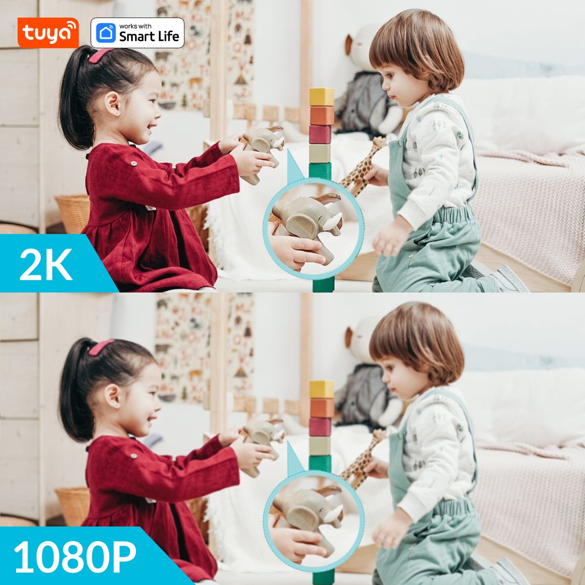 Tuya inteligente 3mp hd câmera - Smart Home Battery Camera Ezviz avaliação e preço