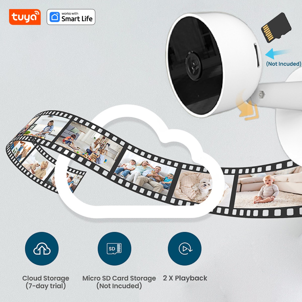 Tuya inteligente 3mp hd câmera - Smart Home Battery Camera Ezviz avaliação e preço